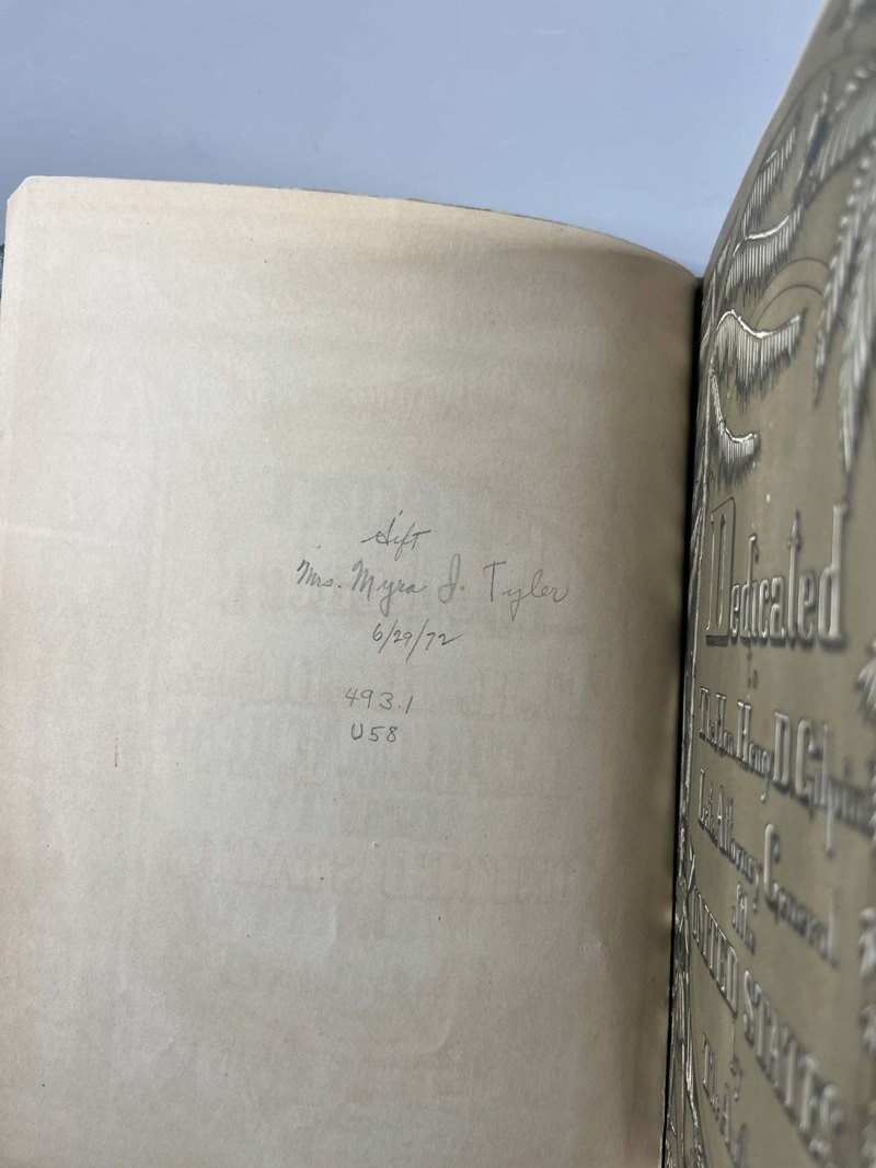 S052: manuscript gift note dated June 29, 1972