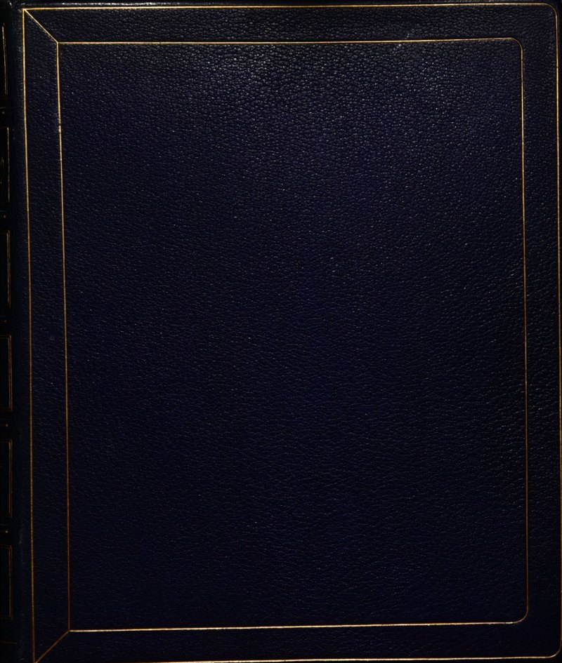 Garrett Styberg Library copy: later dark leather binding with gilt-ruled front board