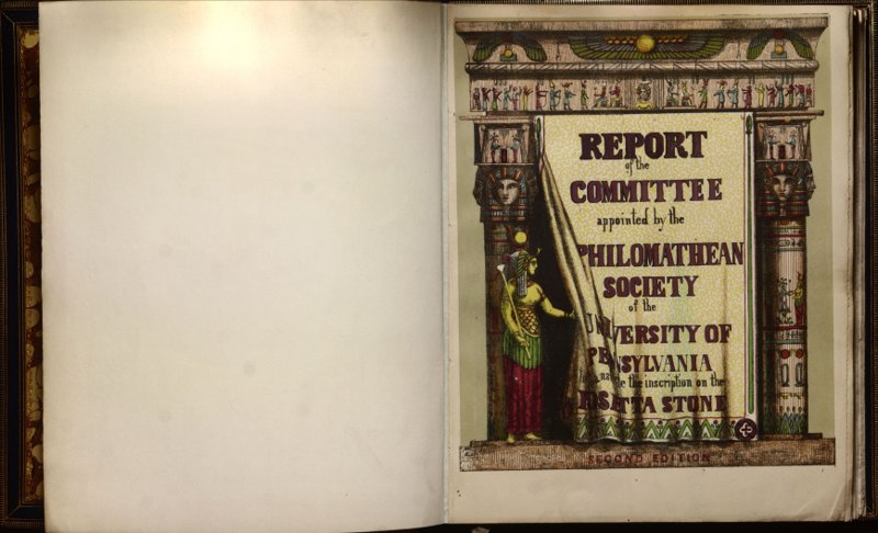 Chromolithographic title with SECOND EDITION in red