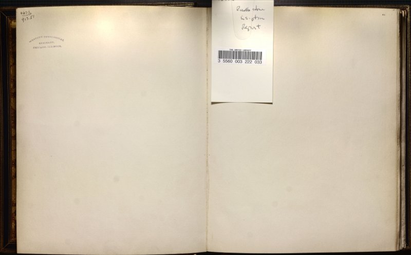 Western Theological Seminary stamp and library barcode