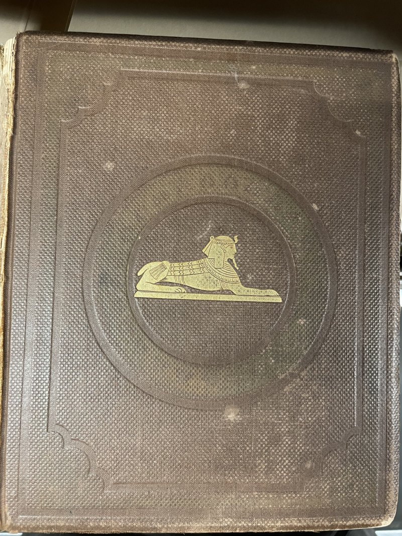 S060: Original brown cloth front binding