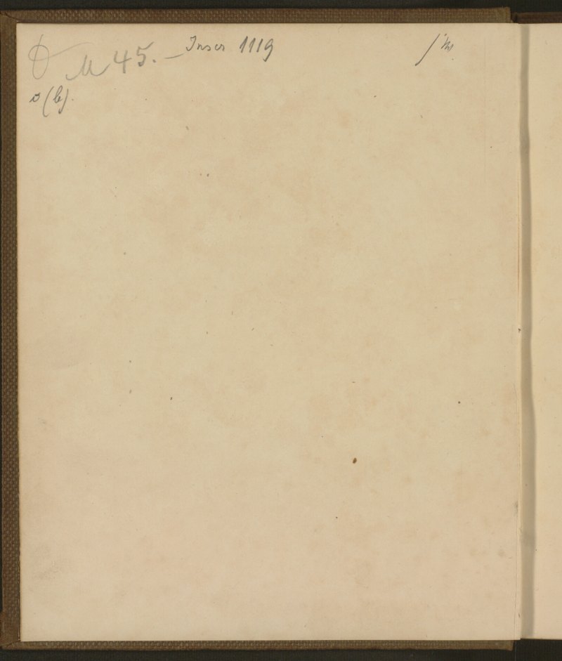 Flyleaf bearing the Göttingen shelfmark 4 INSCR 1119