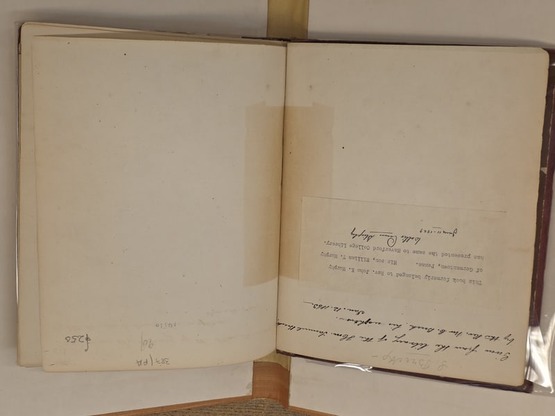 Opening with later pencilled dealer notes “387/PA,” “90,” “14510,” and “$250”