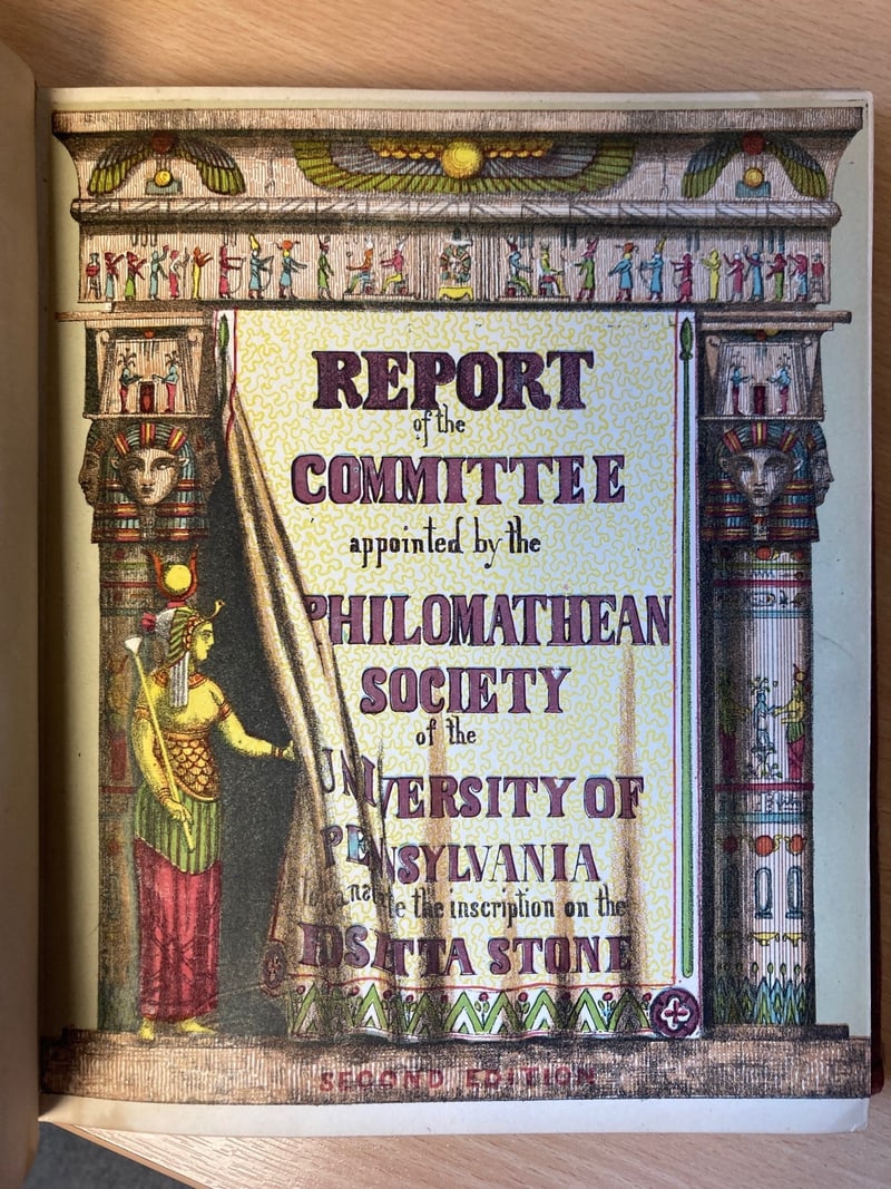 Chromolithographic title with red block-capital SECOND EDITION statement