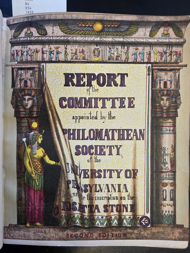 Chromolithographed title page