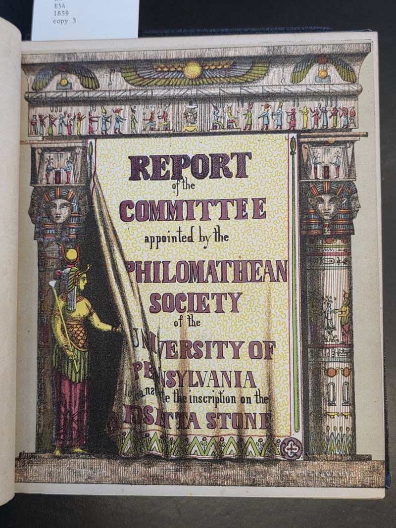 Chromolithographed title page