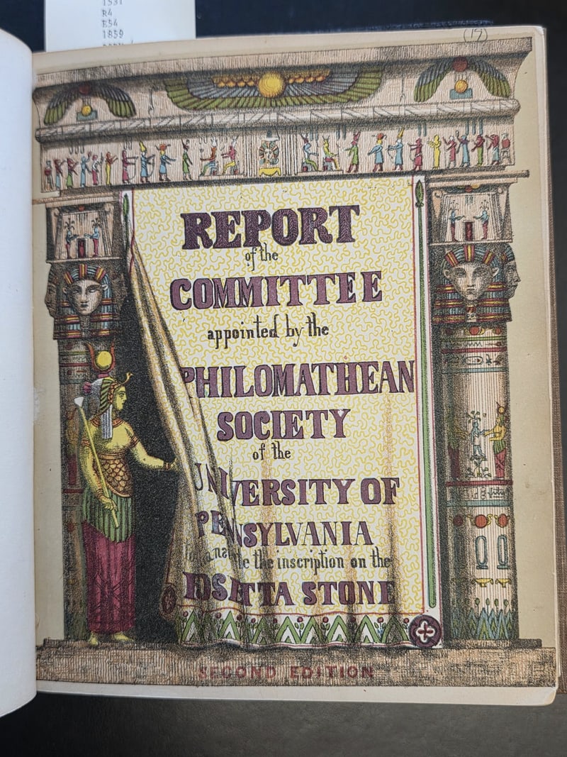 Chromolithographed title page
