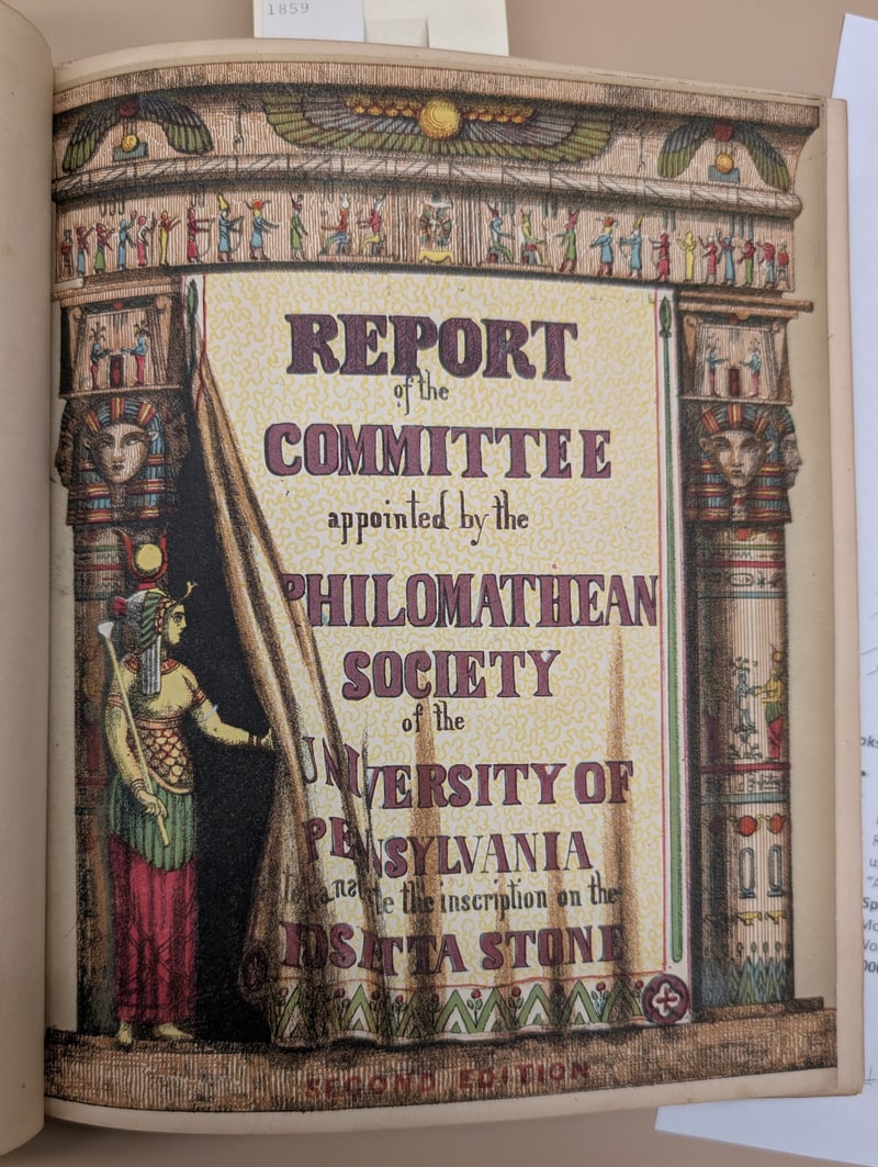 Chromolithographed title of the 1859 second edition