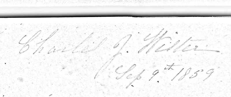 Signature detail. Contrast enhanced for legibility; original image unaltered.
